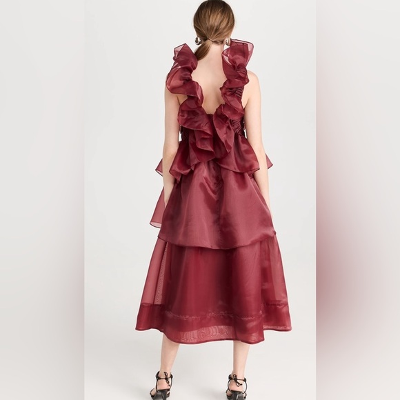 Beautiful Aje Asra Tiered Midi Dress size 4